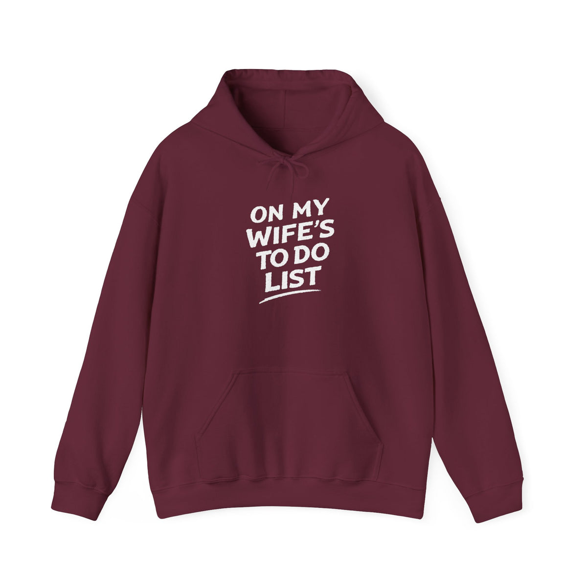 Hoodie On My Wifes To Do List Funny Couples Graphic Hoodie