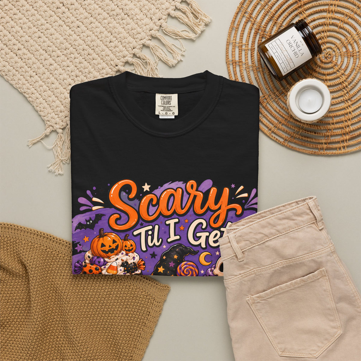 Halloween Coffee T Shirt Scary Til I Get My Coffee
