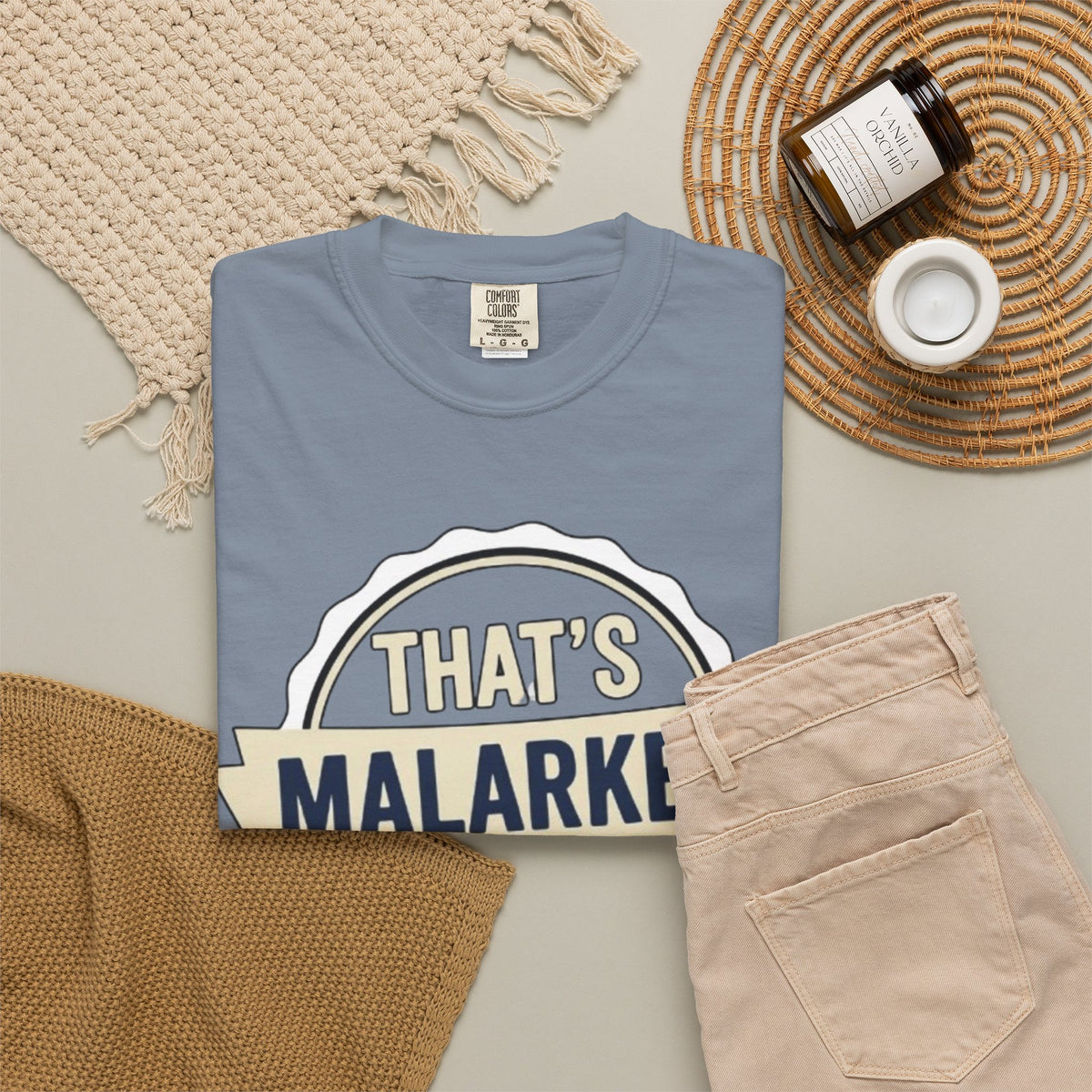 That’s Malarkey T-Shirt Vintage Badge Graphic Tee