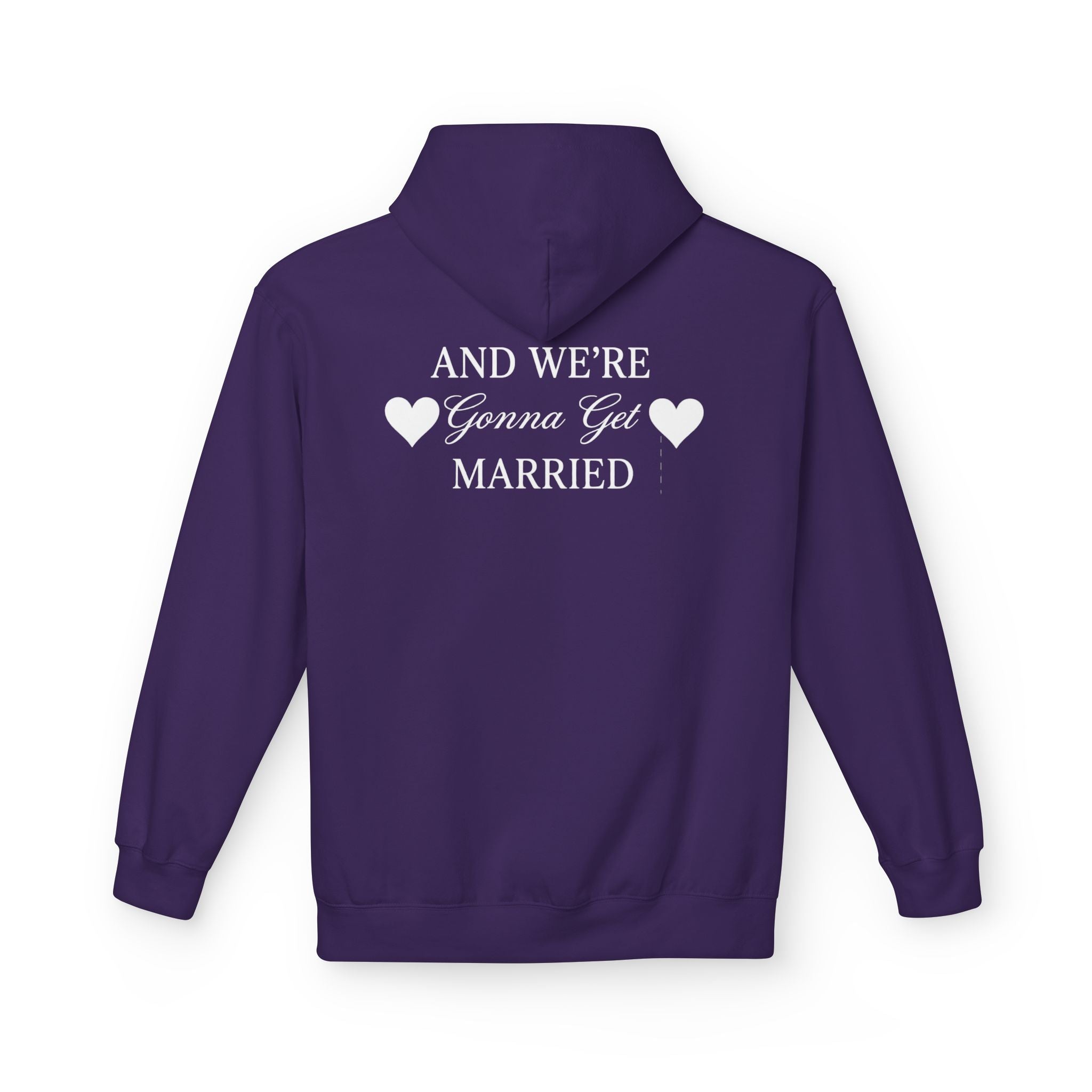 Engaged Couple Hoodie And We're Gonna Get Married Wedding Announcement Pullover
