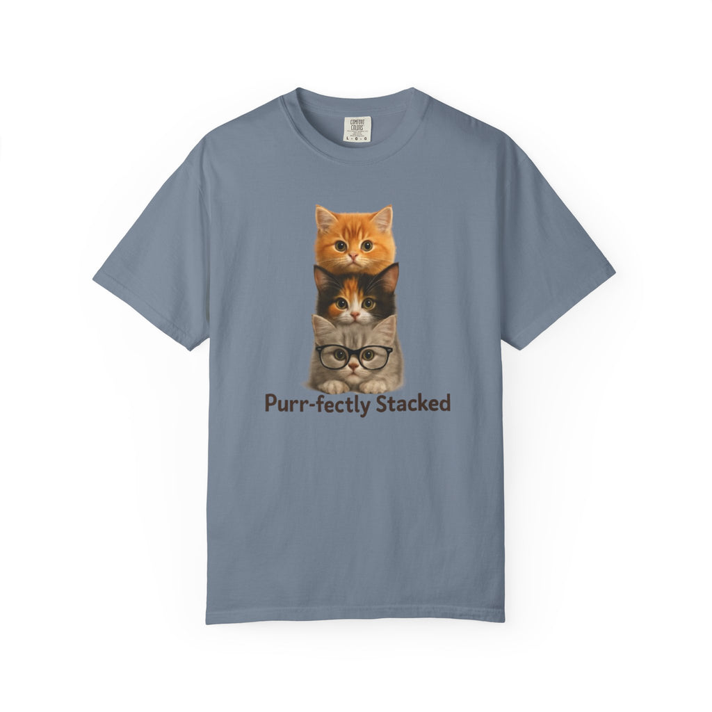 Purr fectly Stacked Cat T Shirt