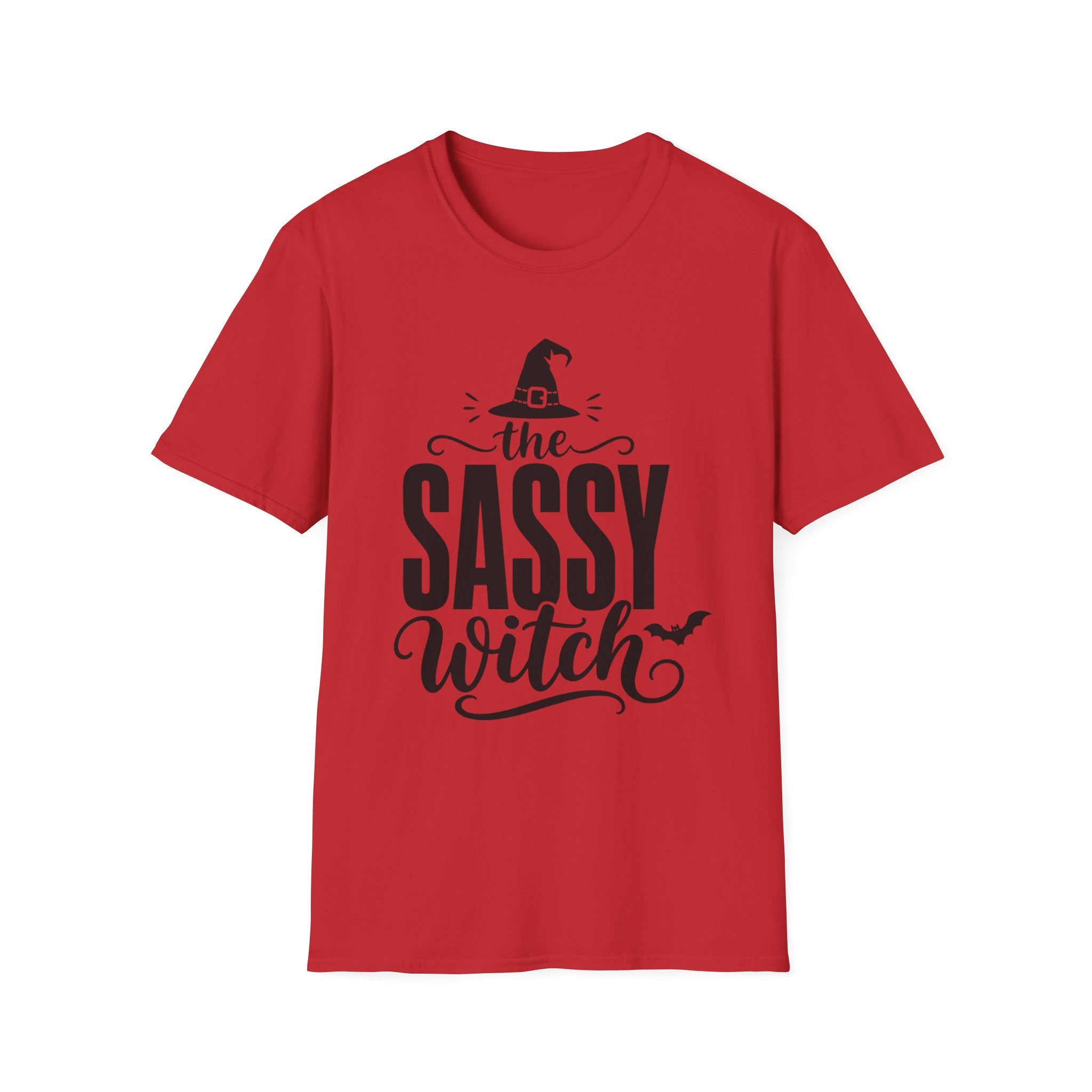 Sassy Witch T Shirt Halloween Graphic Tee with Witch Hat