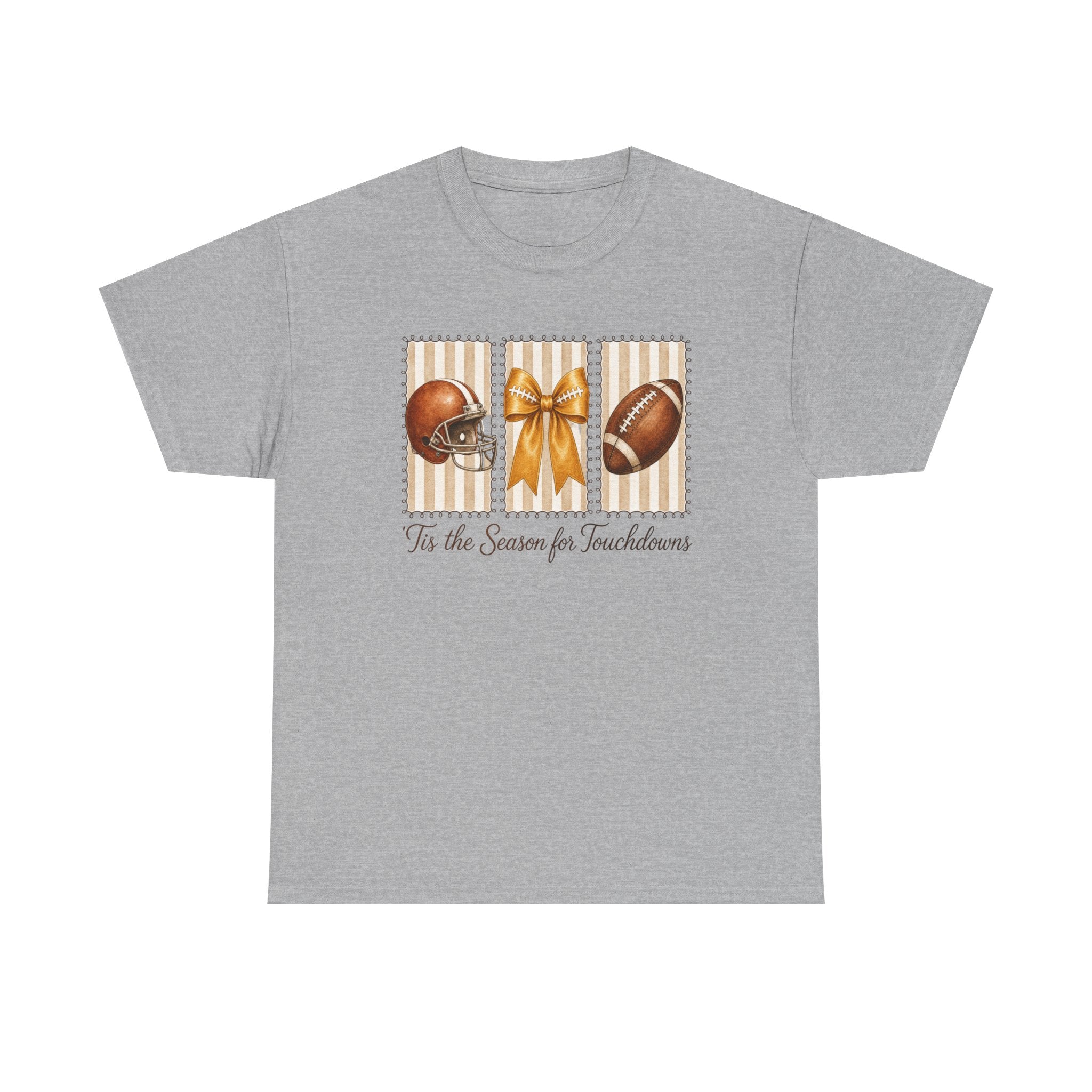 Football Holiday Tee Tis the Season for Touchdowns