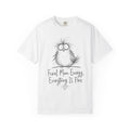Feral Mom Energy Tee Shirt Cute Fluffy Bird Graphic Tee
