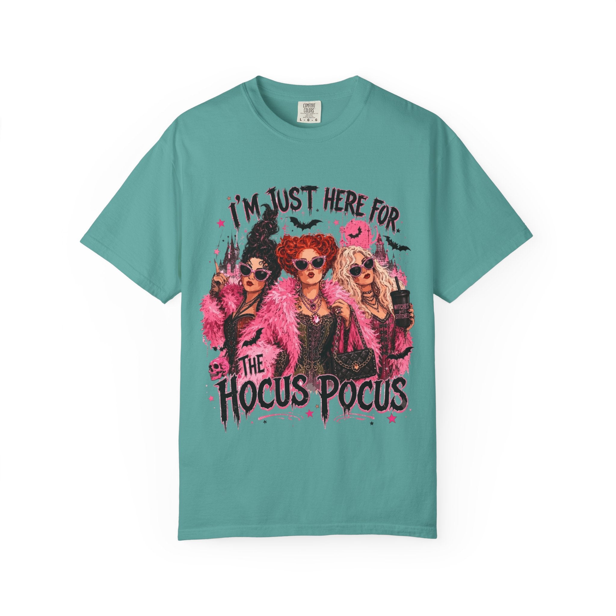 Hocus Pocus Graphic T Shirt Im Just Here for the Hocus Pocus Halloween Tee