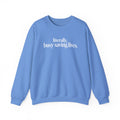 Literally Busy Saving Lives Sweatshirt, Funny Nurse Sweatshirt, Doctor Gift, Healthcare Worker Shirt, Minimalist Medical Crewneck