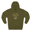 Inspirational Love Quote Hoodie The Way You Love Is A Reflection of You Fleece Pullover