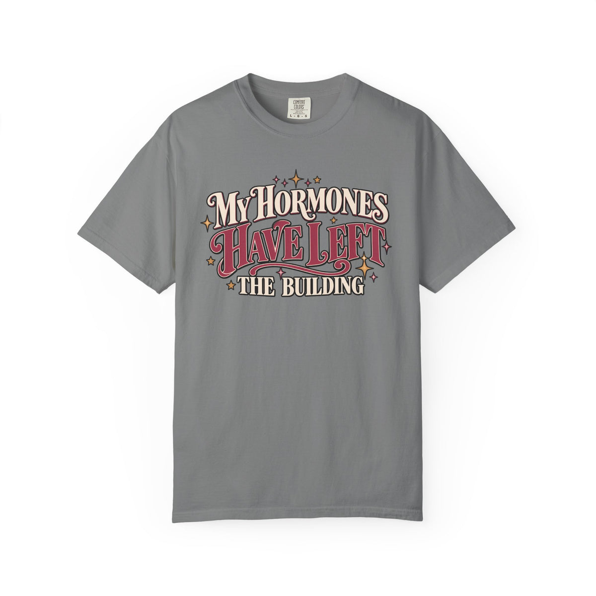 Funny Menopause Shirt, My Hormones Have Left the Building Tee, Hormone Humor T-Shirt, Menopause Gift for Women, Women Over 40 50 Shirt