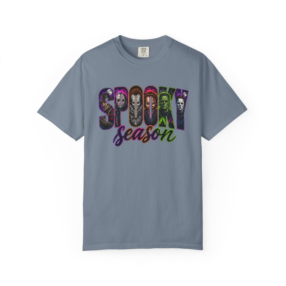 Spooky Season Tee Shirt Halloween Vintage Horror Graphic
