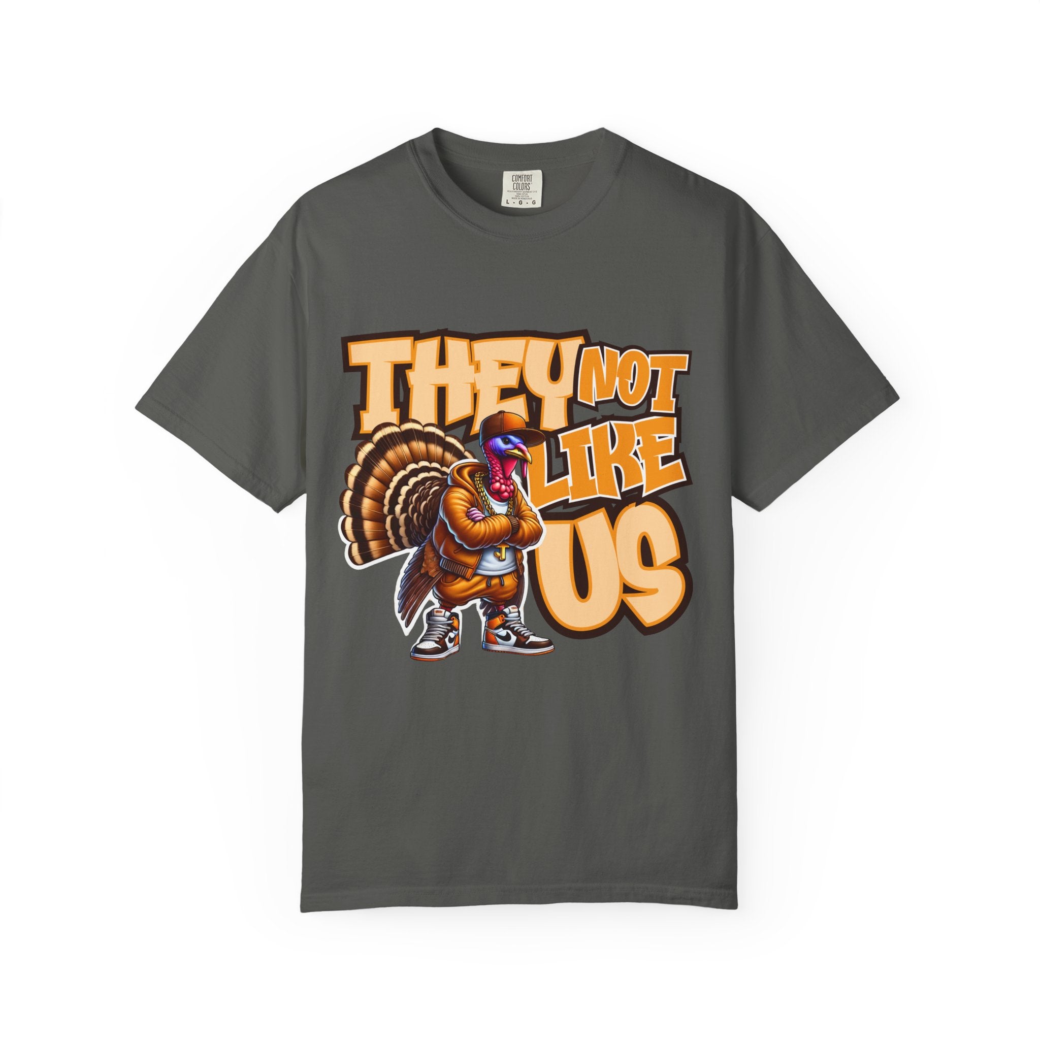 Thanksgiving Turkey Graphic T Shirt They Not Like Us Streetwear Tee