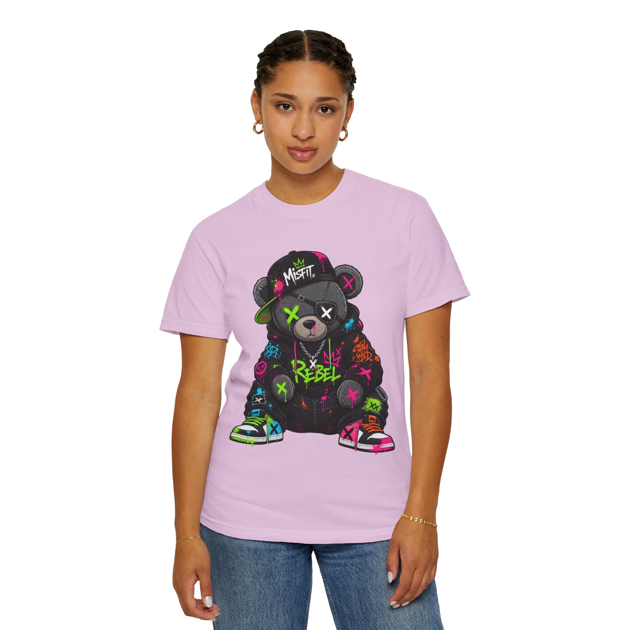 Rebel Graffiti Bear T Shirt