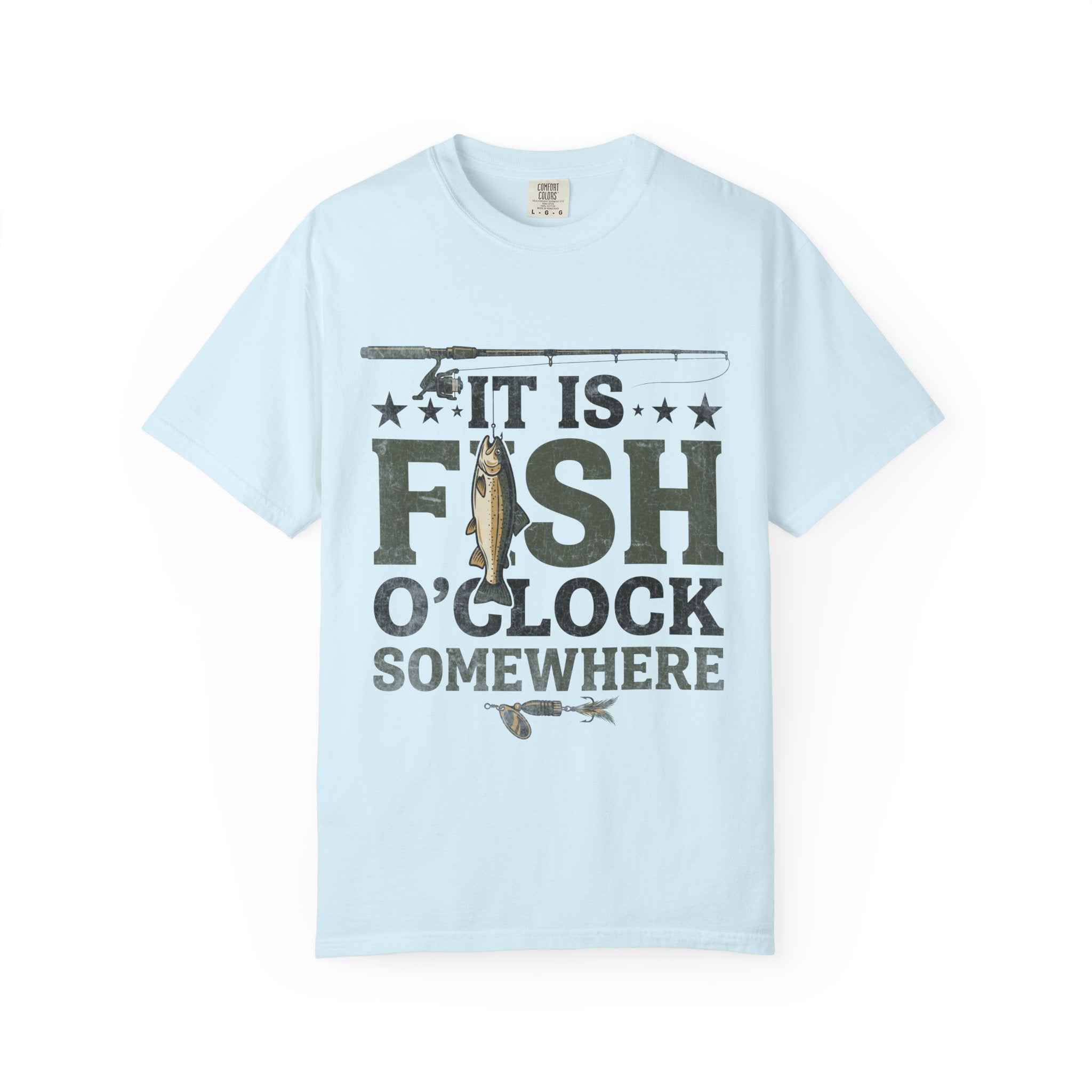 It Is Fish O Clock T Shirt Fishing Graphic Tee