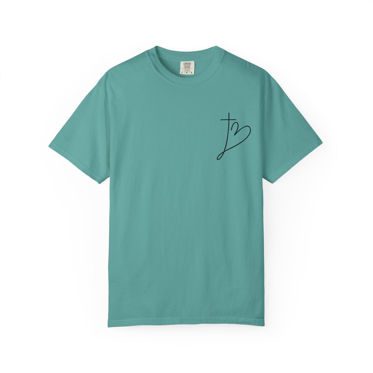 T-Shirt  Stronger Than the Storm Script Chest and Back Tee