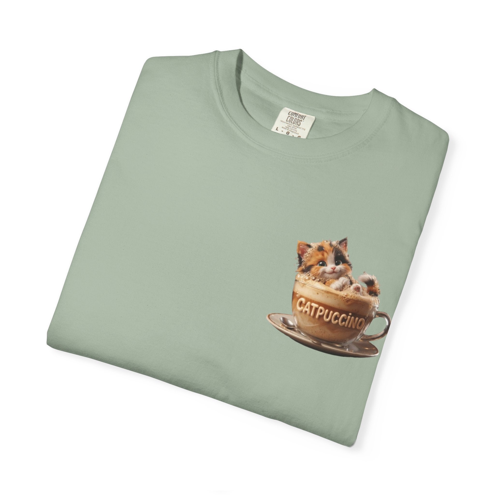 Cat in Cappuccino Cup T Shirt