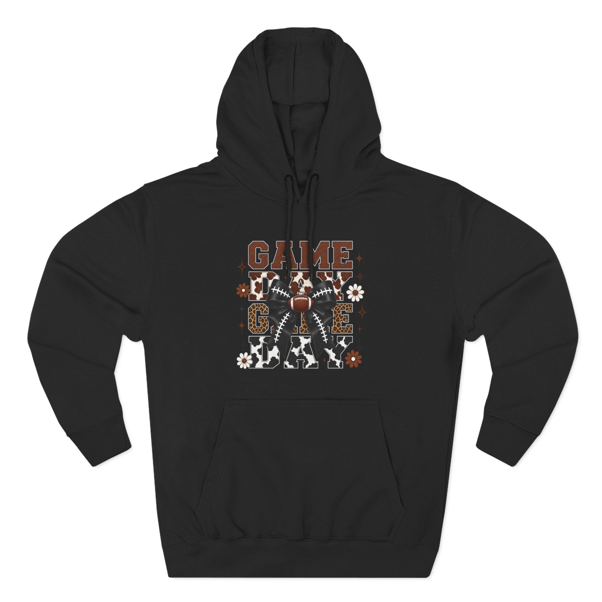 Game Day Football Hoodie Vintage Grunge Helmet Design