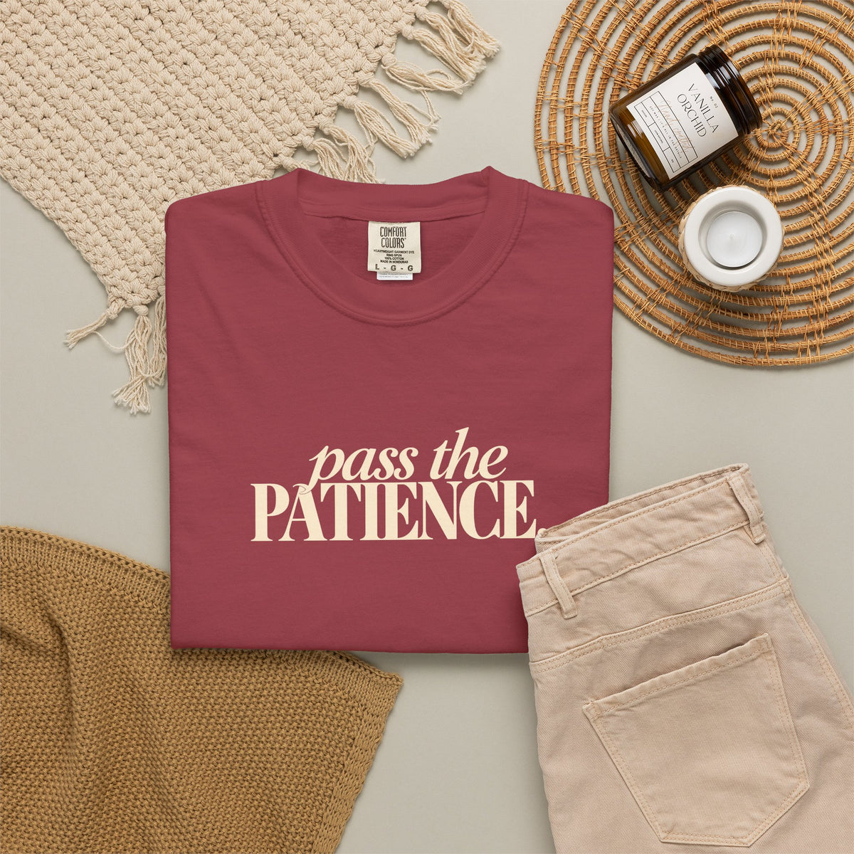 Pass the Patience Shirt, Funny Thanksgiving Tee, Thanksgiving Dinner Shirt, Friendsgiving Shirt, Funny Family Gathering Fall Tee