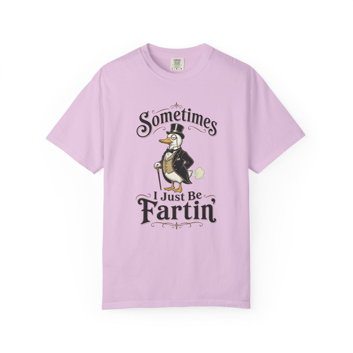 Sometimes I Just Be Fartin Tee Shirt Humorous Vintage Duck Graphic Tee