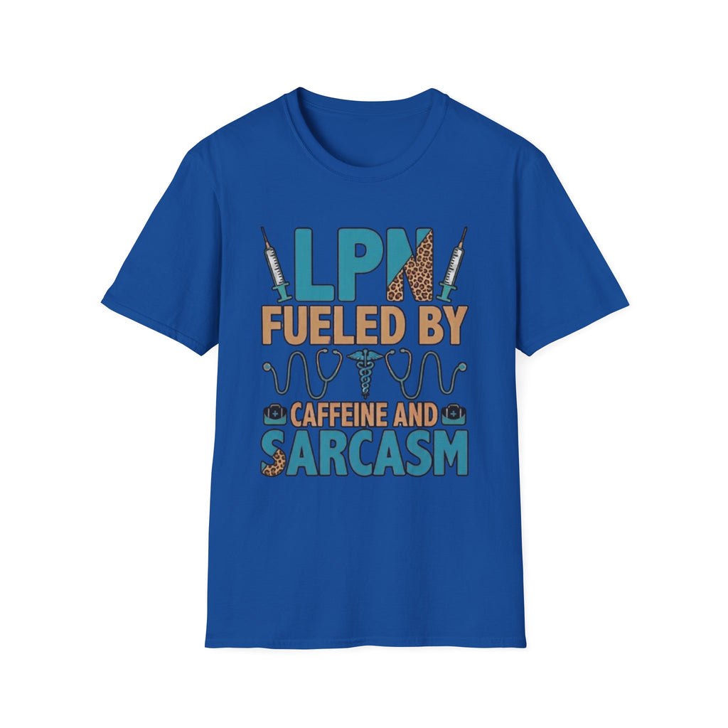 LPN Fueled By Caffeine & Sarcasm T‑Shirt