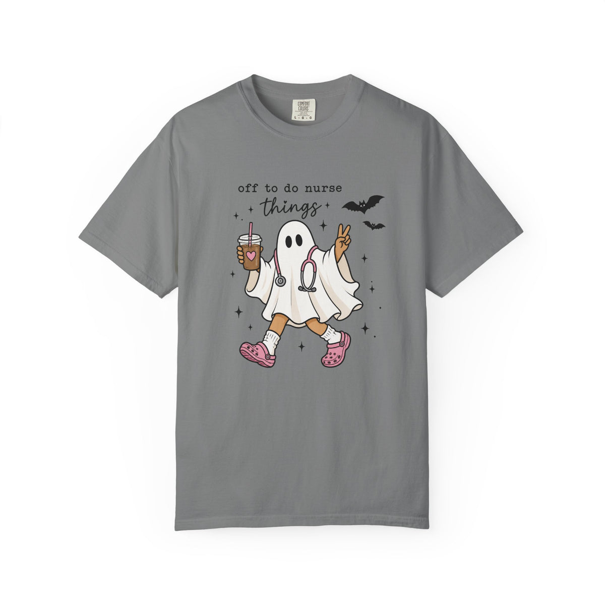 Nurse Ghost Halloween T Shirt Off to Do Nurse Things Cute Medical Costume Tee