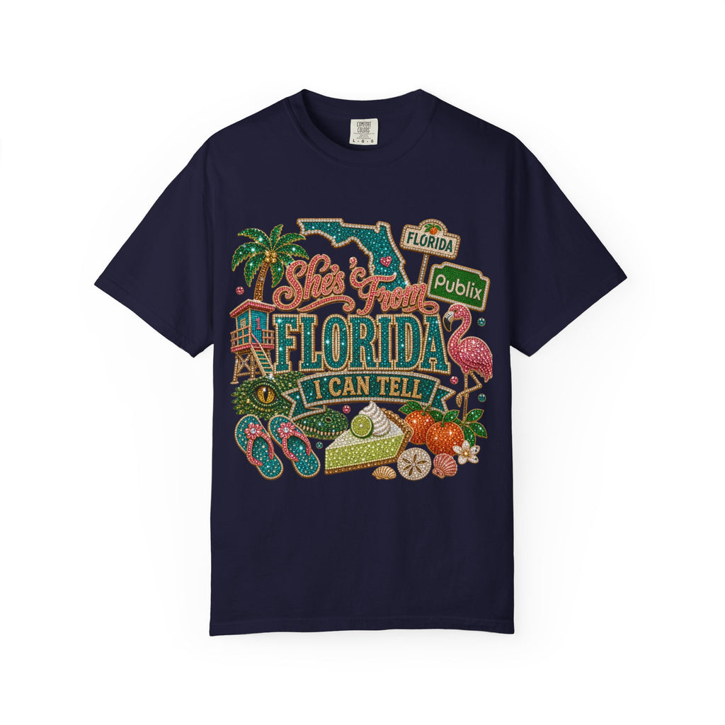 Florida Icons T Shirt  I Can Tell Vintage Sunshine Tee