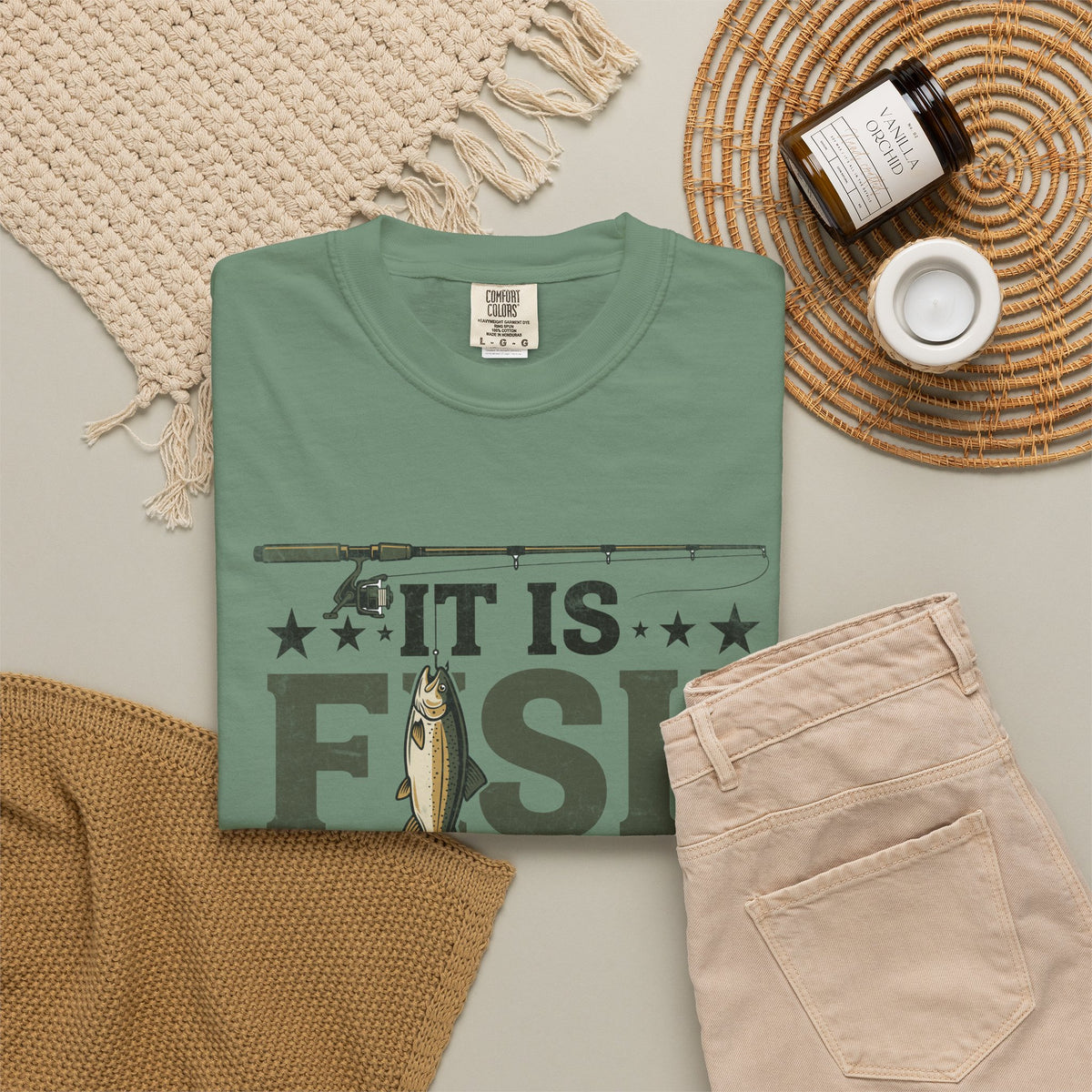It Is Fish O Clock T Shirt Fishing Graphic Tee