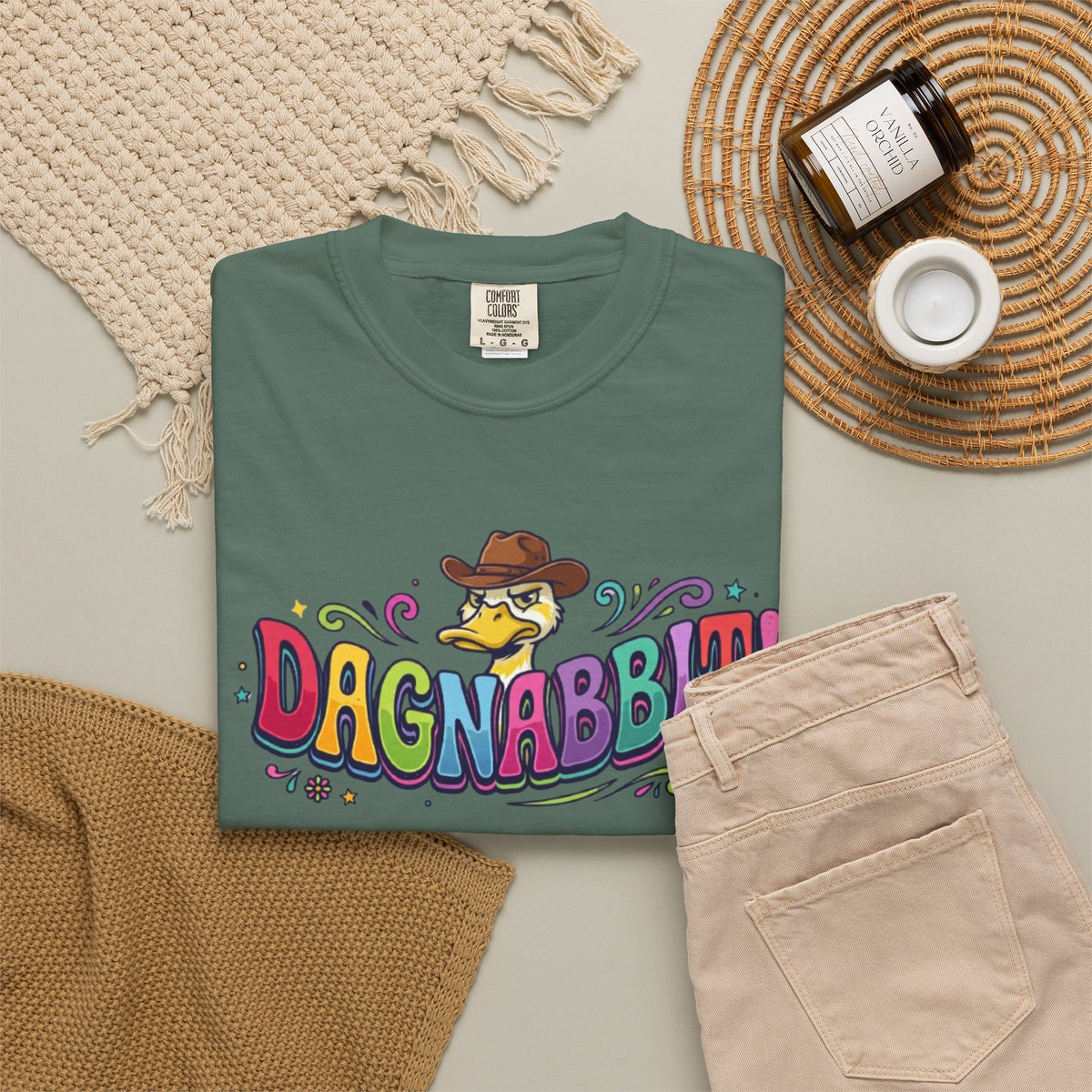 Dagnabbit  Western Duck Graphic T-Shirt