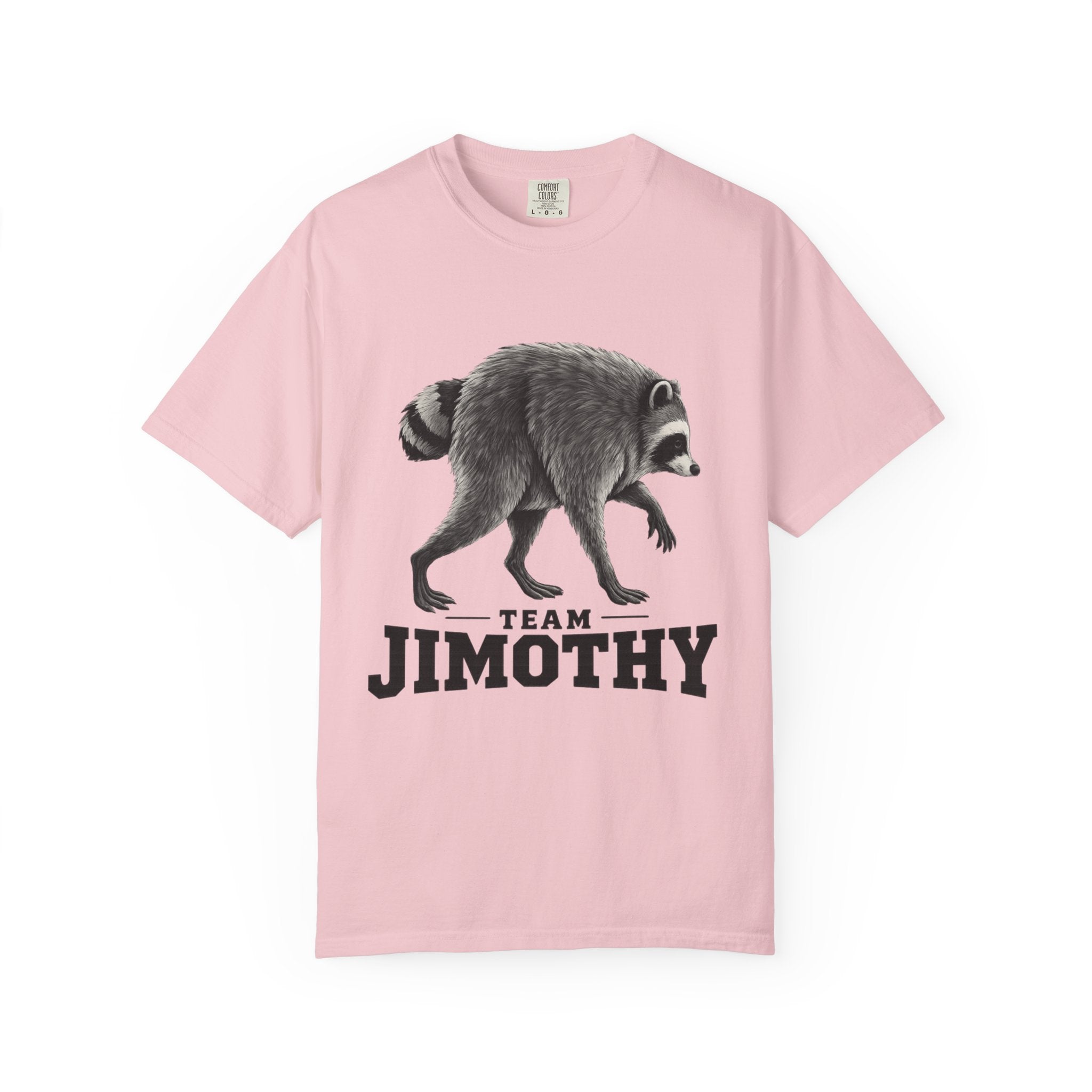 Team Jimothy Raccoon Garment Dyed Tee Shirt Vintage Wildlife Graphic Tee