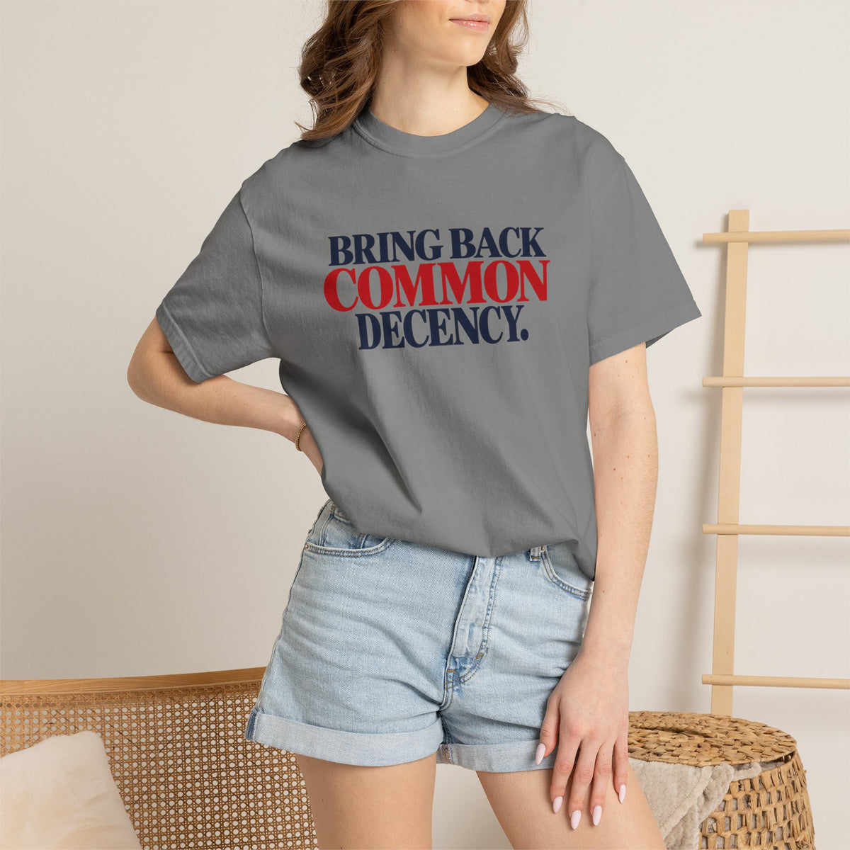 Bring Back Common Decency Shirt, Kindness Matters T-Shirt, Comfort Colors Patriotic Tee, Unity Shirt, Positive Message Graphic Tee