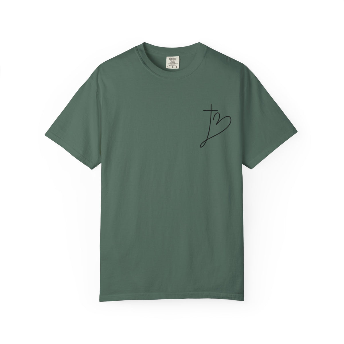T-Shirt  Stronger Than the Storm Script Chest and Back Tee