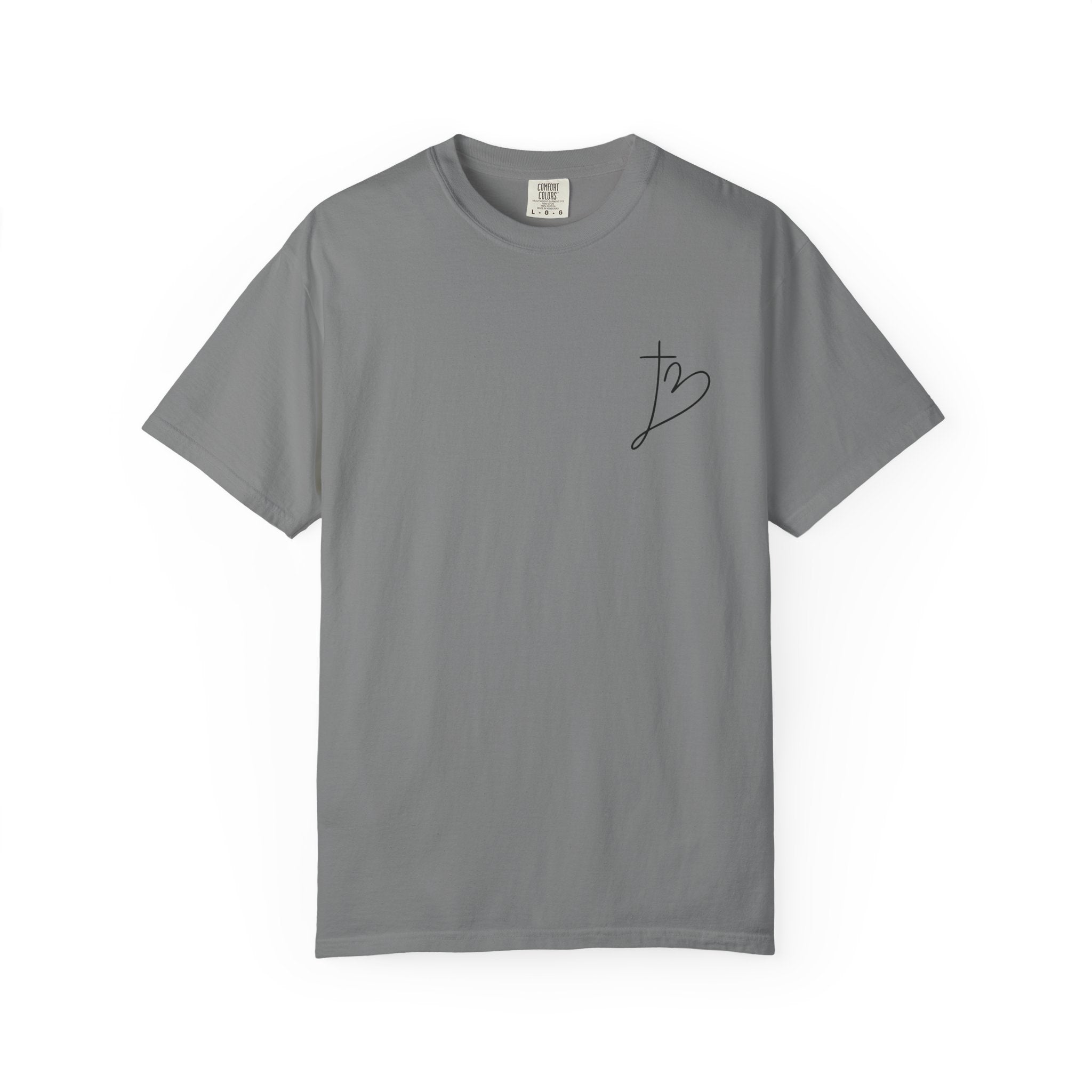 T-Shirt  Stronger Than the Storm Script Chest and Back Tee