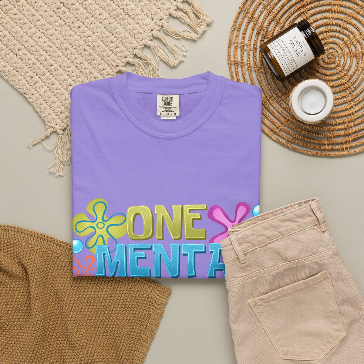 T Shirt One Mental Breakdown Later Colorful Retro Graphic Tee