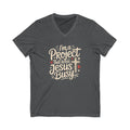 Im a Project That Keeps Jesus Busy V Neck Tee