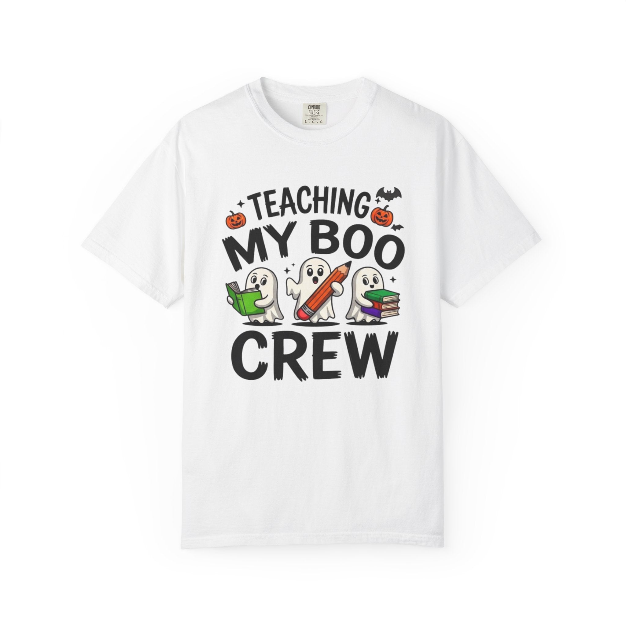 Teaching My Boo Crew T-Shirt Cute Halloween Teacher Tee