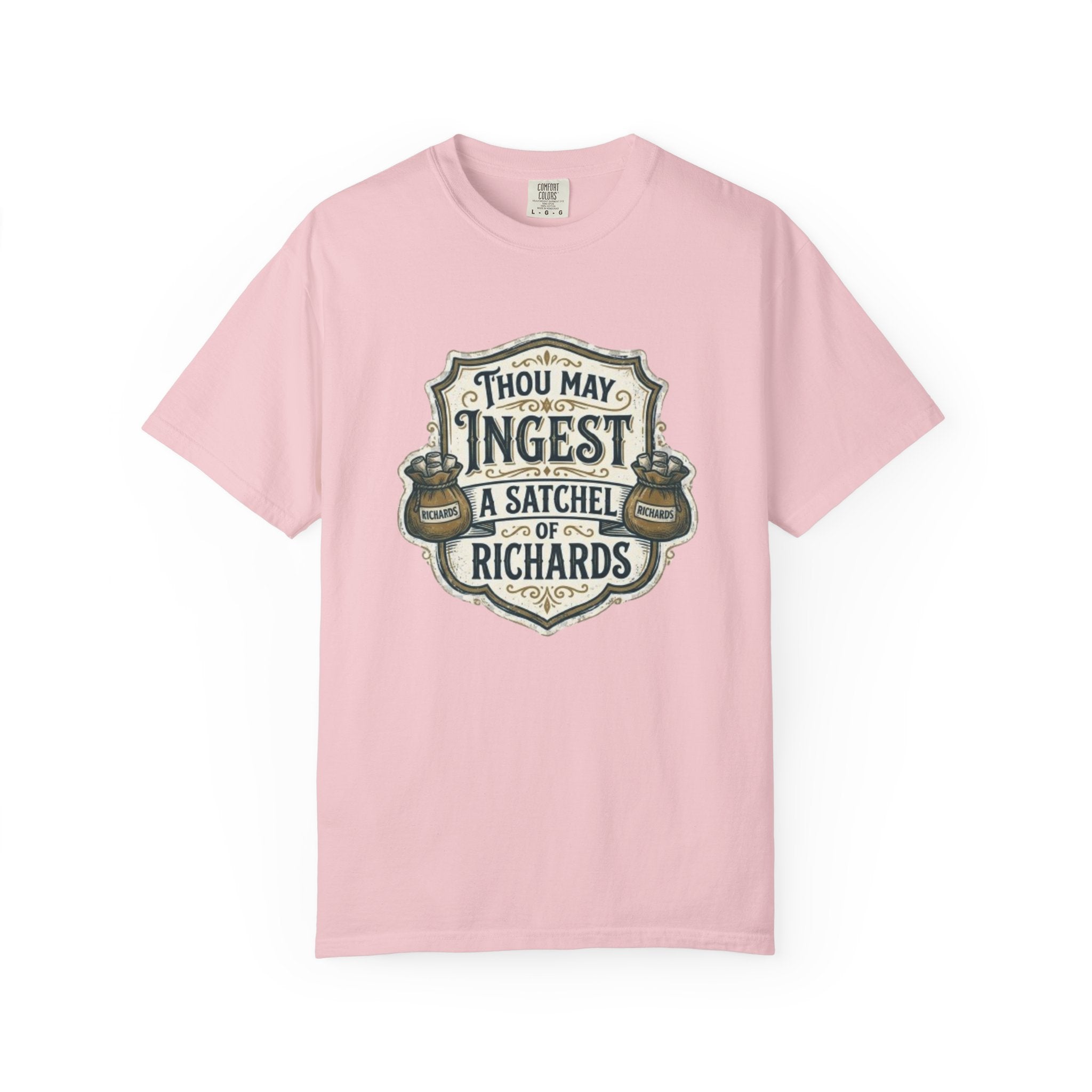 Tee Shirt Thou May Ingest a Satchel of Richards Vintage Apothecary Graphic
