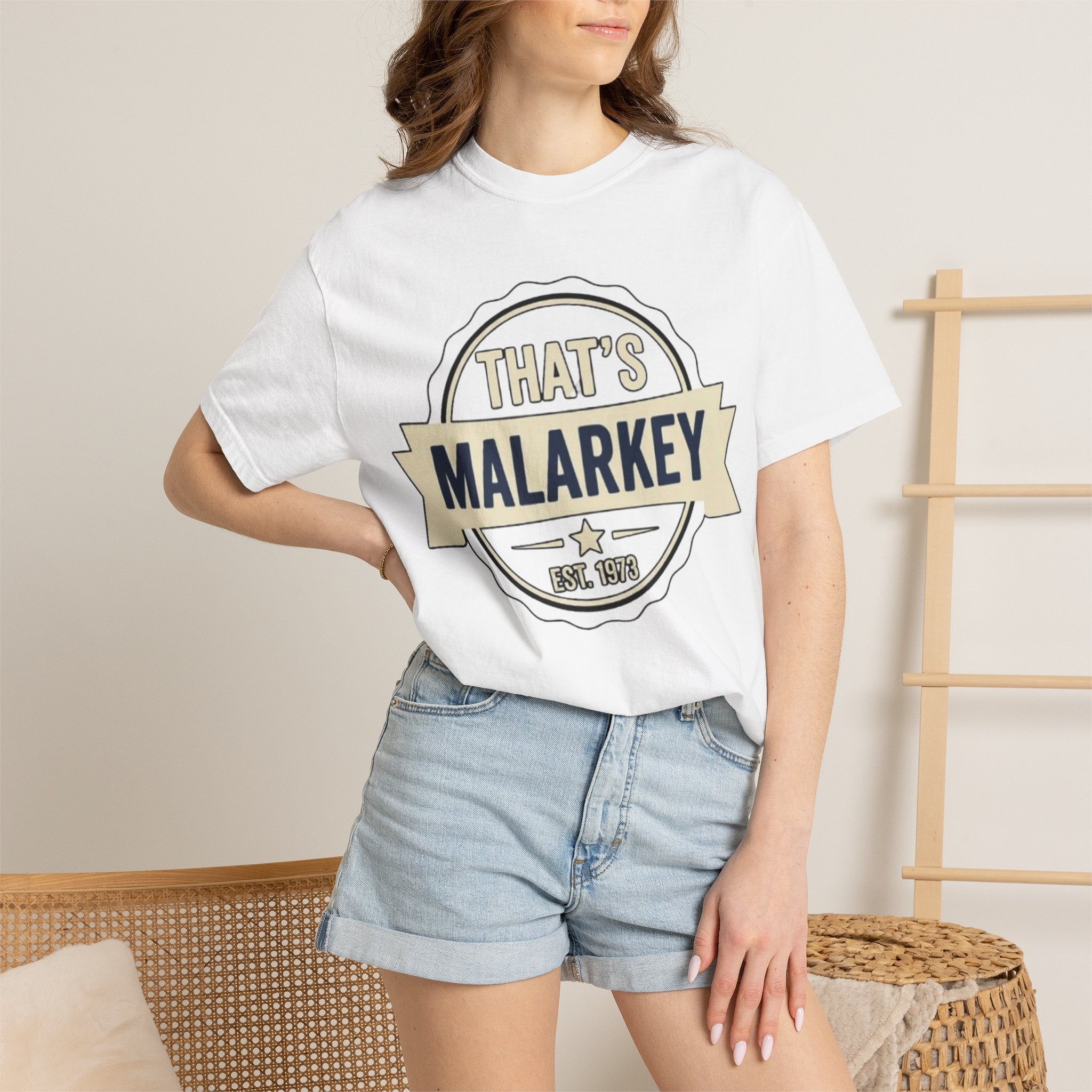 That’s Malarkey T-Shirt Vintage Badge Graphic Tee