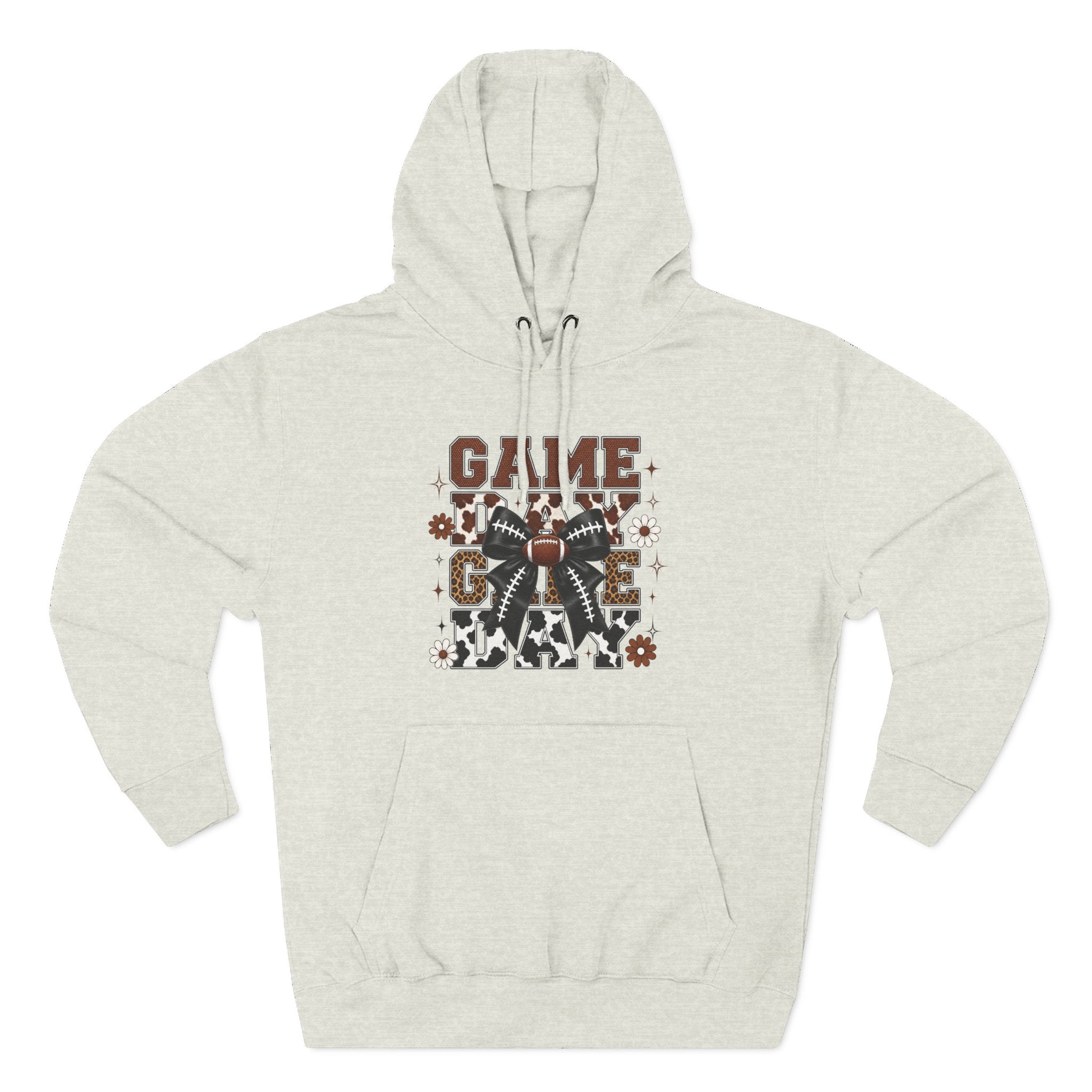 Game Day Football Hoodie Vintage Grunge Helmet Design
