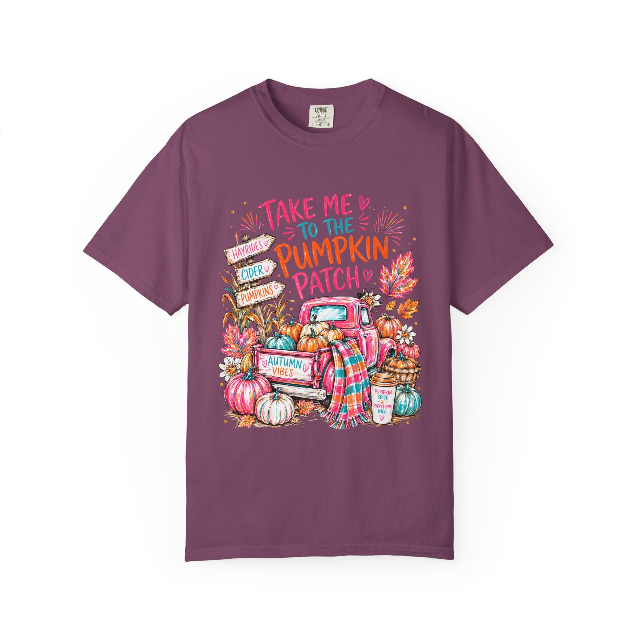 Pumpkin Patch Truck T Shirt Take Me to the Pumpkin Patch Fall Tee