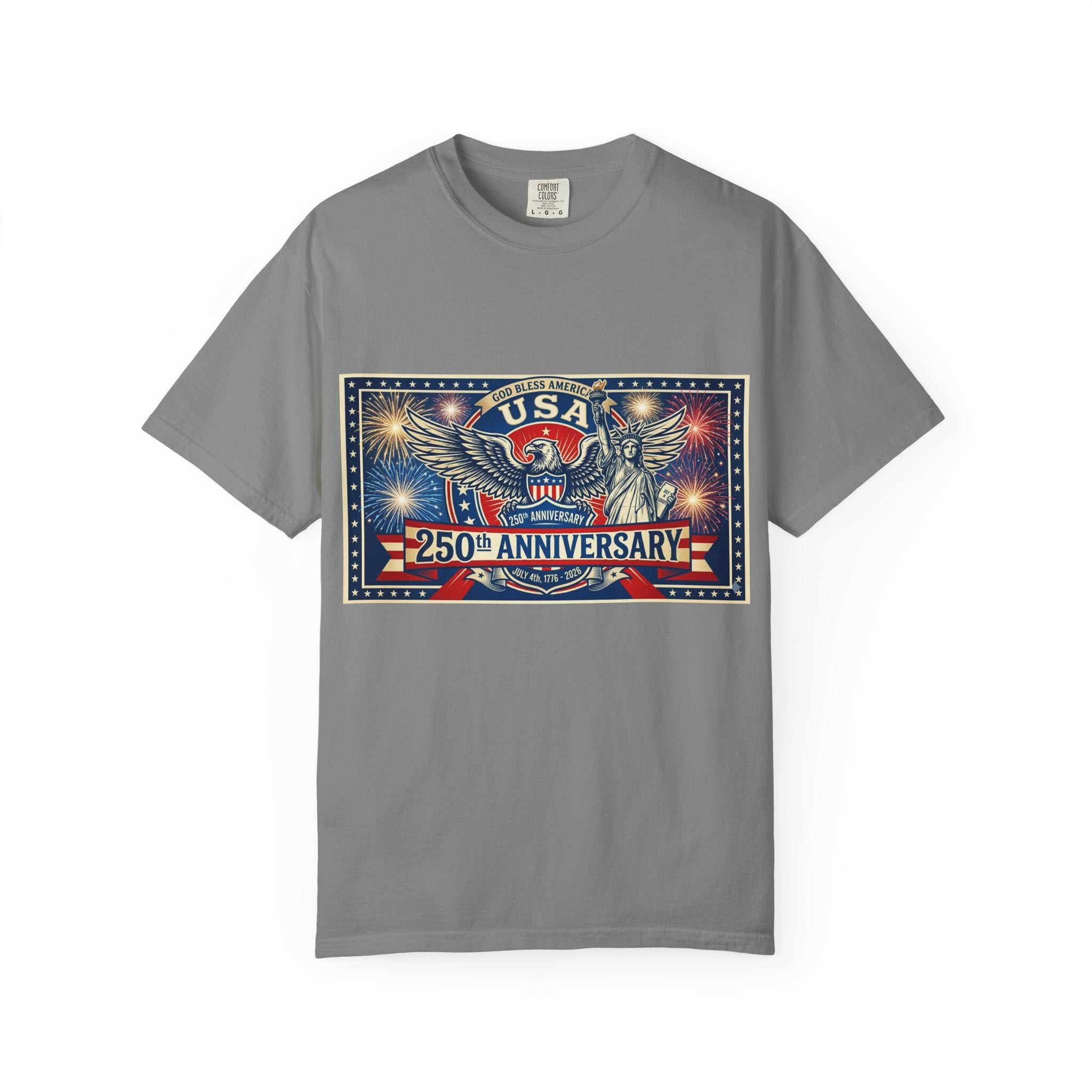 USA Eagle 250th Anniversary T-Shirt | Patriotic Independence Day Design