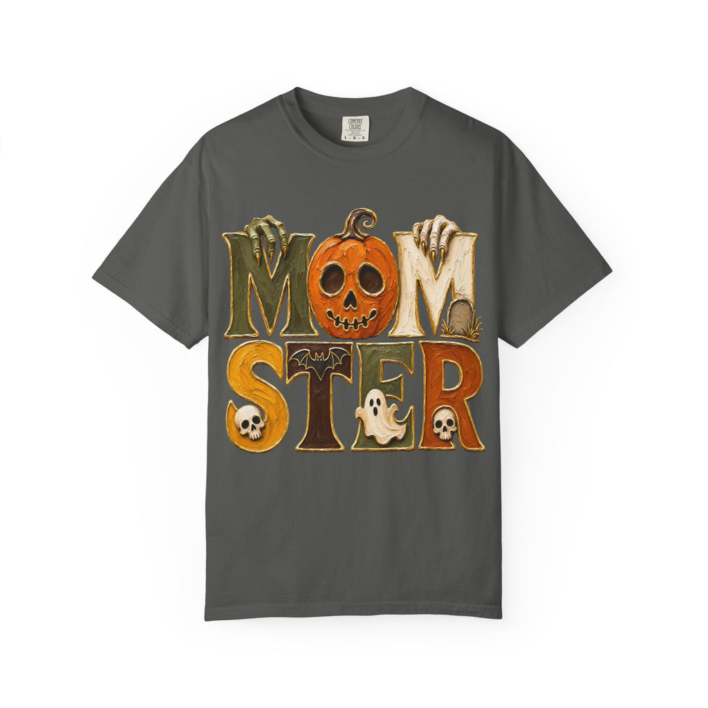 Momster Halloween T Shirt Cute Spooky Mom Graphic Tee