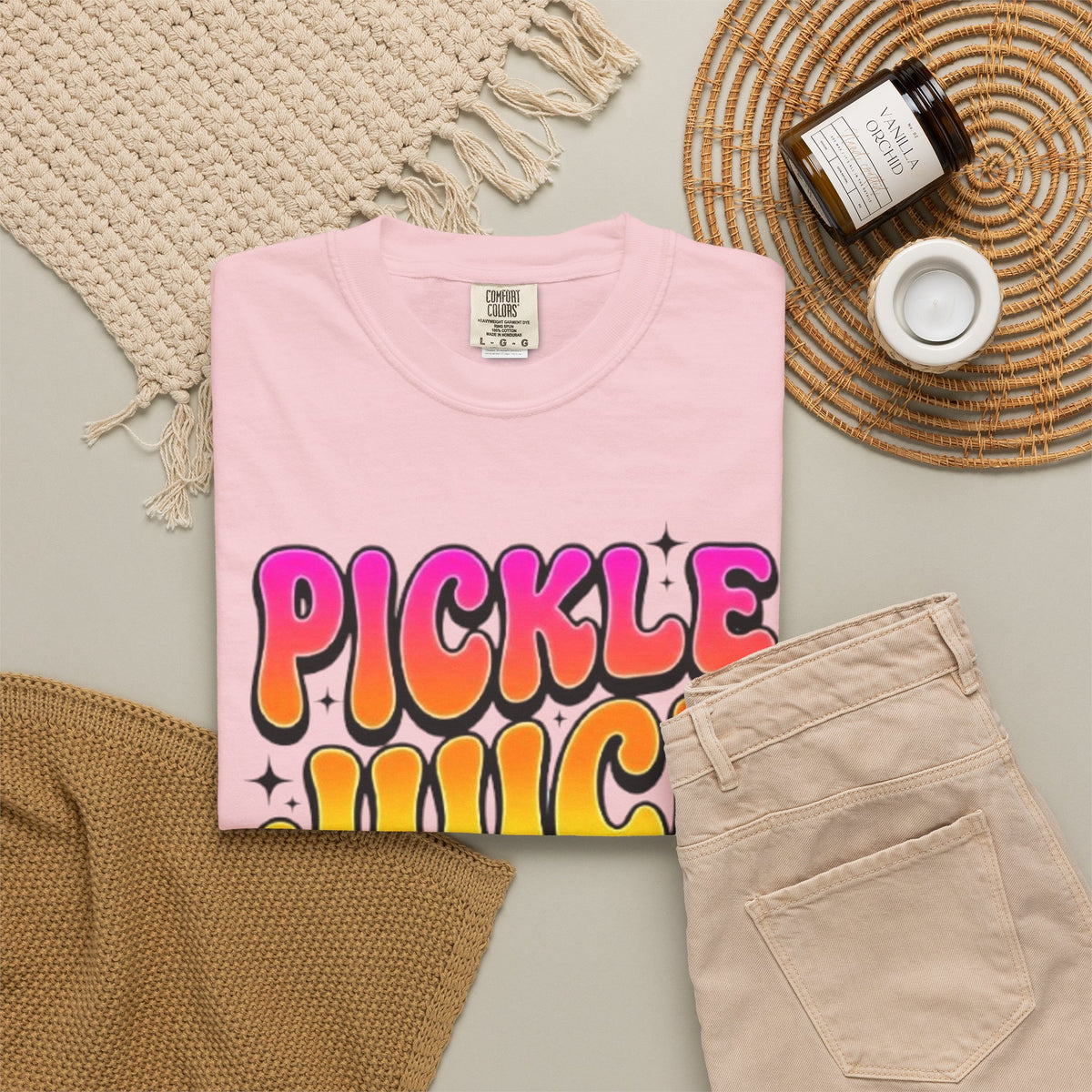 Pickle Juice Retro T-Shirt The 70s Polite Curse Vintage Graphic Tee