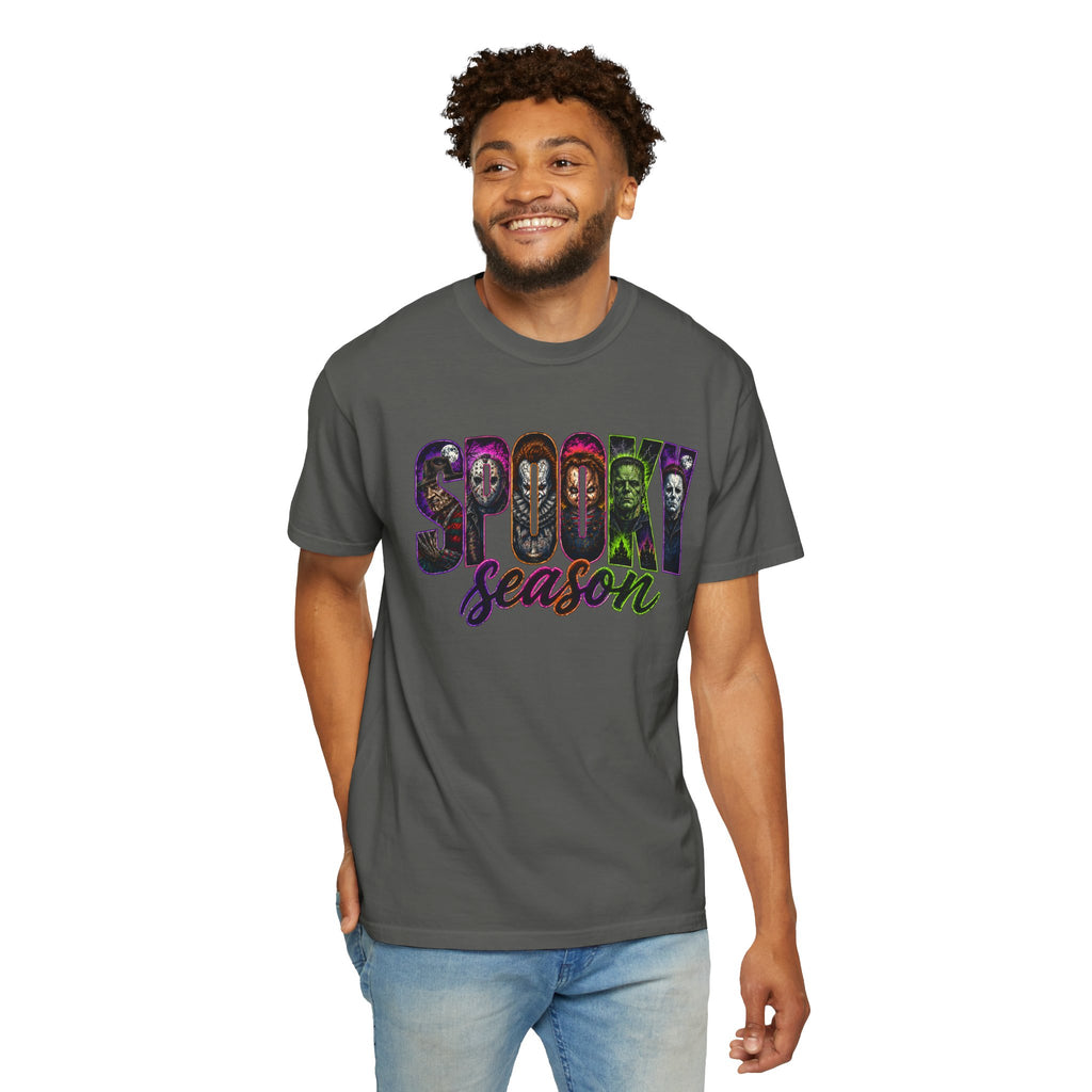 Spooky Season Tee Shirt Halloween Vintage Horror Graphic