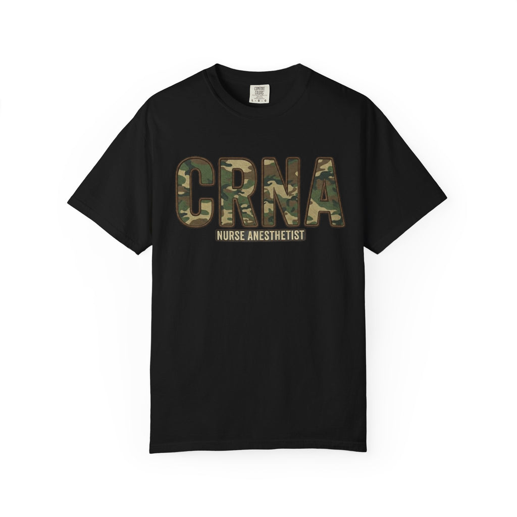 CRNA Camo T-Shirt — Nurse Anesthetist Military Style