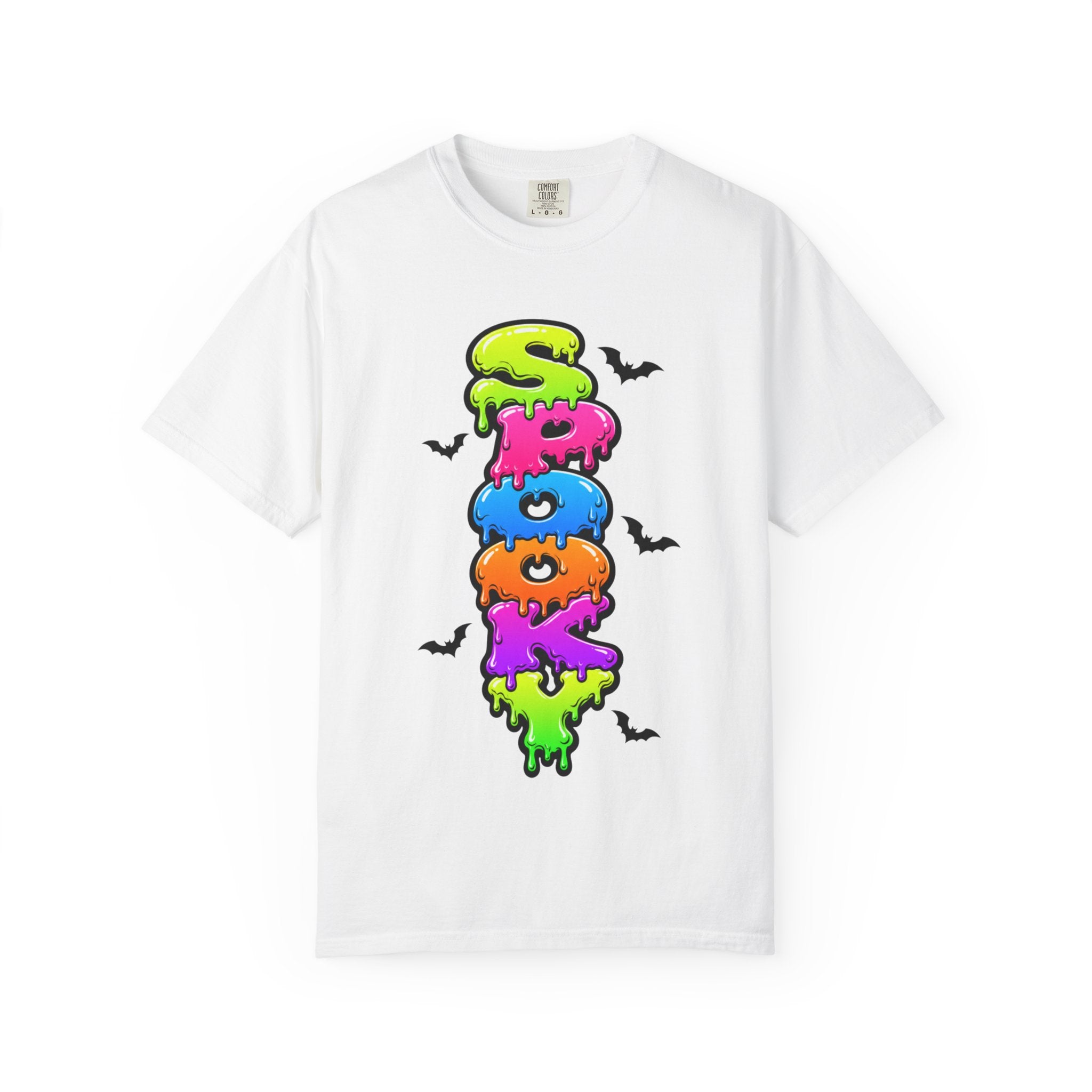 Spooky Colorful Spook Drippy Halloween T Shirt