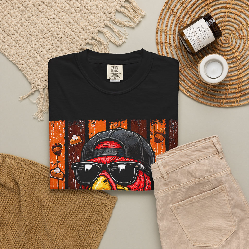Feast Mode Turkey Tee Shirt Funny Thanksgiving Graphic Tee