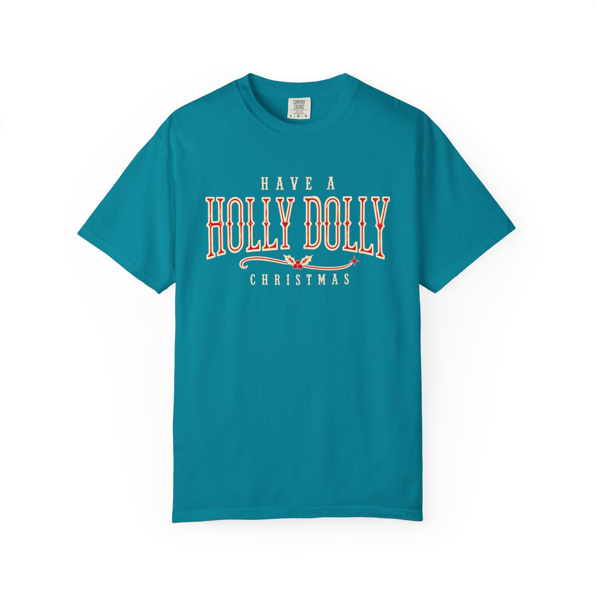 Have a Holly Dolly Christmas Shirt, Western Christmas Tee, Country Christmas Shirt, Retro Holiday T-Shirt, Southern Christmas Gift