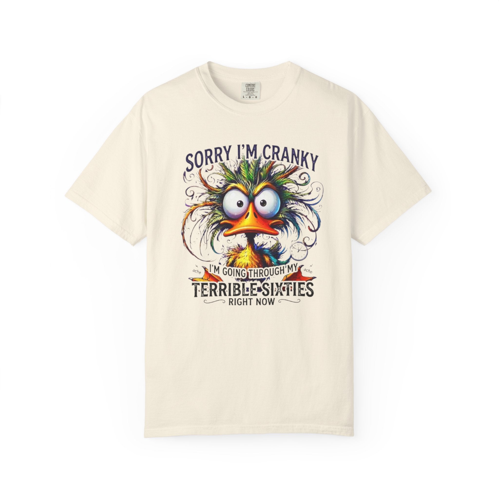 Funny Sorry Im Cranky Going Through My Terrible Sixties T Shirt