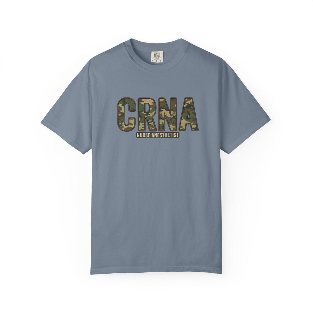 CRNA Camo T-Shirt — Nurse Anesthetist Military Style