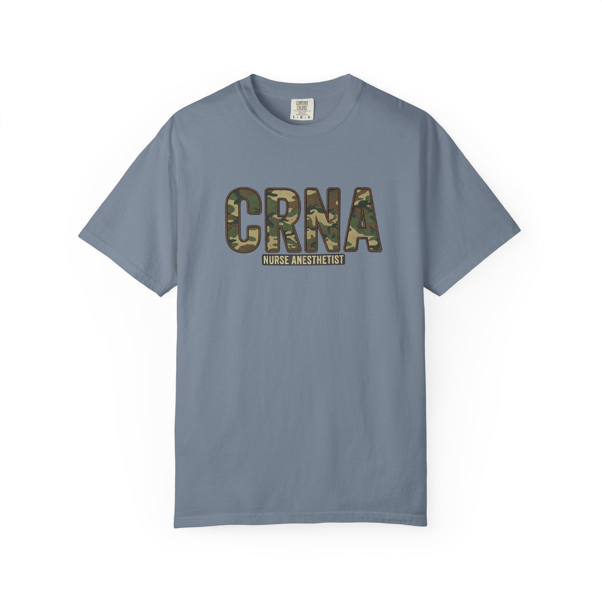 CRNA Camo T-Shirt — Nurse Anesthetist Military Style