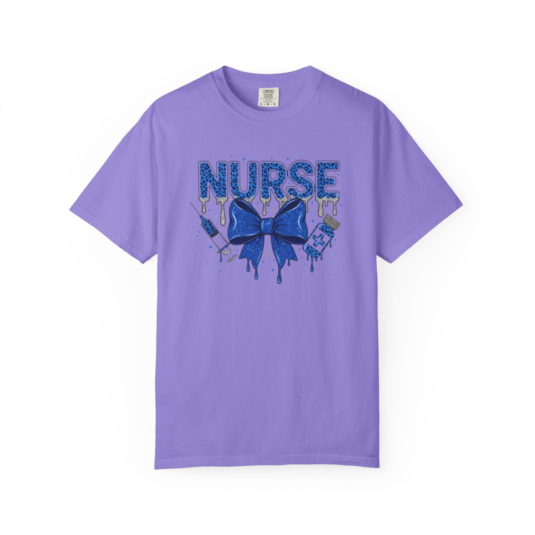 Nurse Blue Ribbon Graphic T Shirt Medical Nurse Appreciation Tee