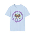 Butterfly Cross T‑Shirt — “Although Life Be Like This… God Be Good To Me Too” Inspirational Graphic Tee